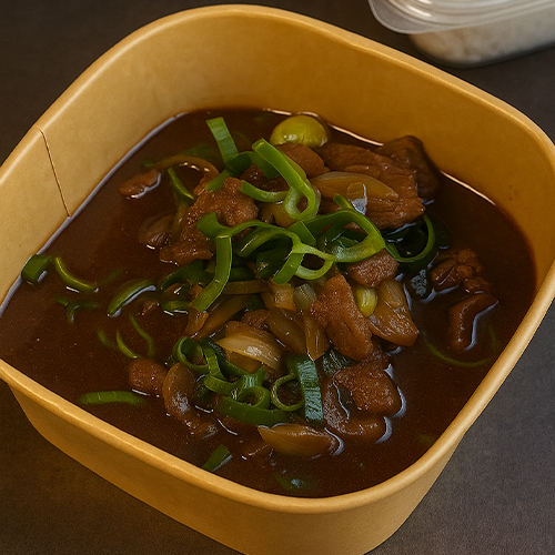 Rindfleisch zwiebel lauch